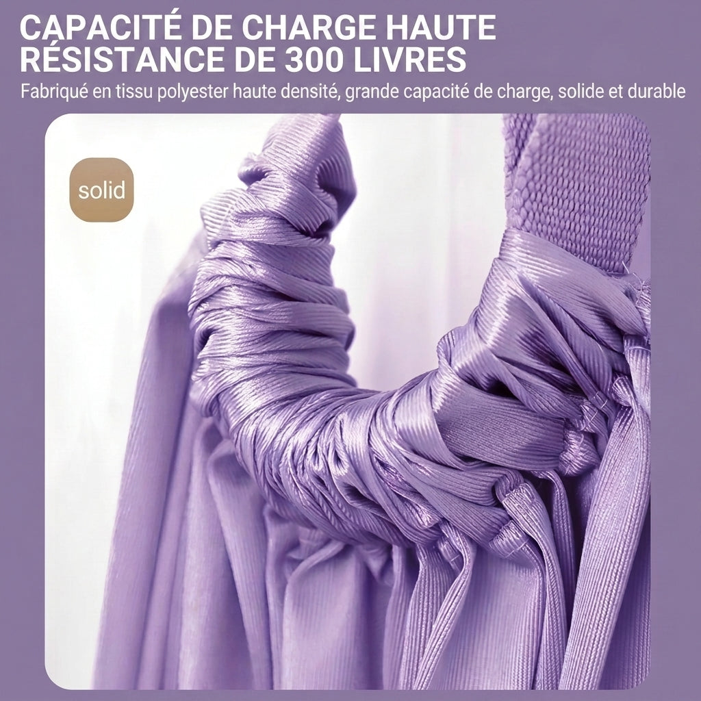 -50 % · OFFRE LIMITÉE · AeroStretch™ · Corde de yoga aérien