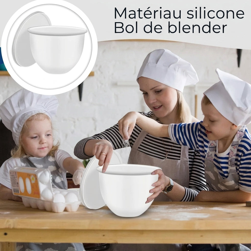 1+1 OFFERT · AUJOURD'HUI · MixSeal™ · Protection pour bol de mixeur