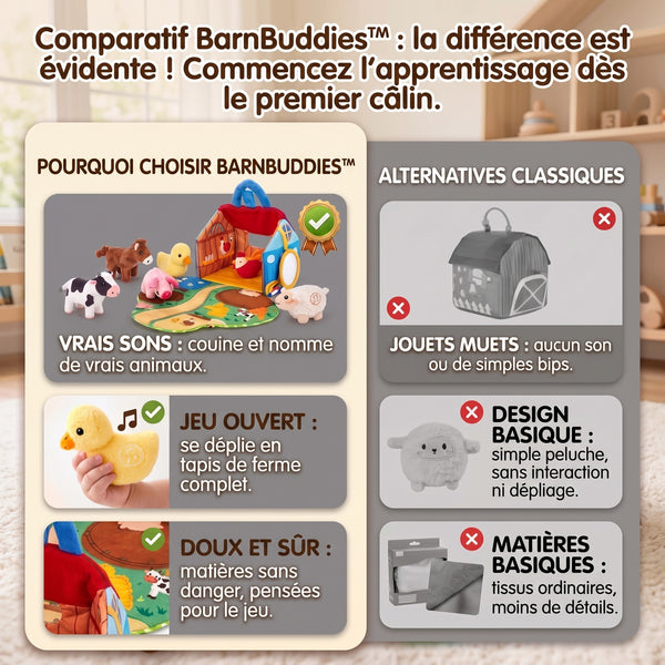 -50 % · OFFRE LIMITÉE · BarnBuddies™ · Coffret d