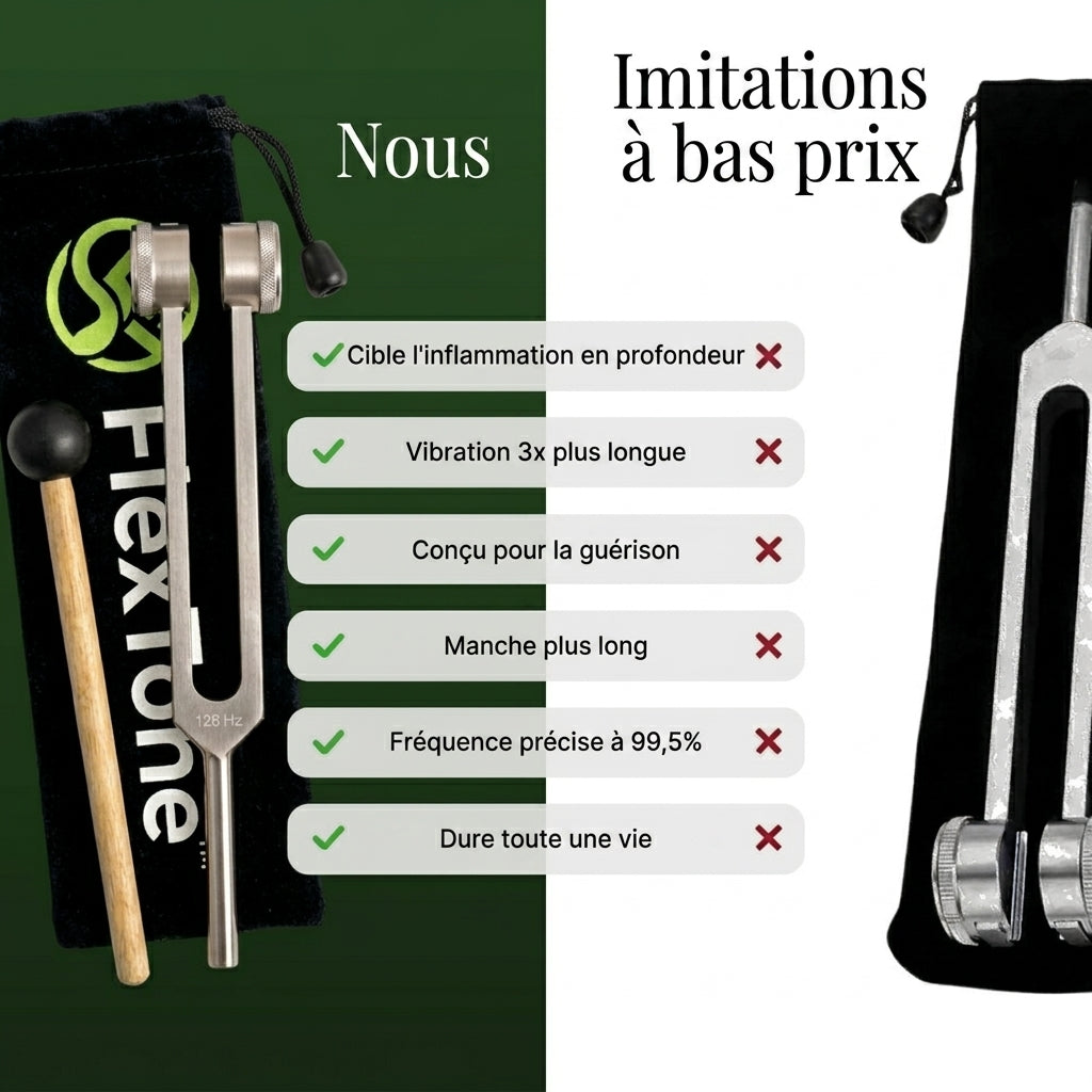 -50 % · OFFRE LIMITÉE · FlexTone™ · Fourchette de 128 Hz