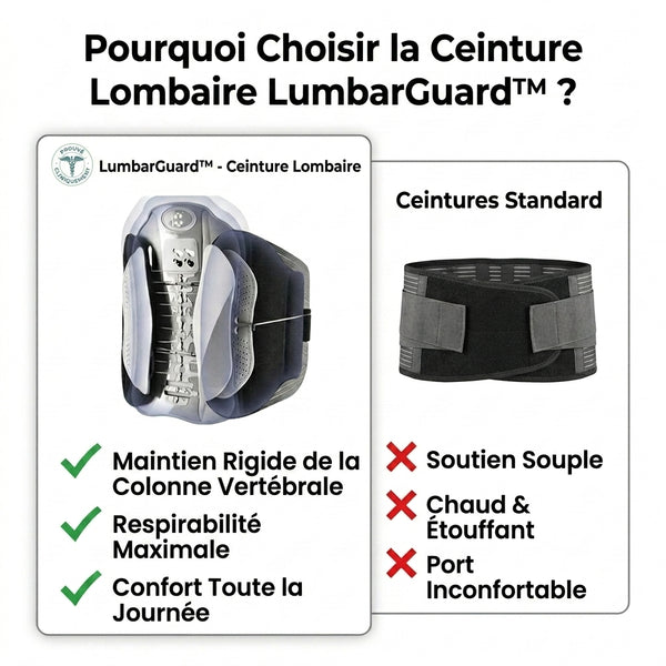 50 % DE REMISE TEMPORAIRE  LumbarGuard™ - Ceinture de maintien du dos