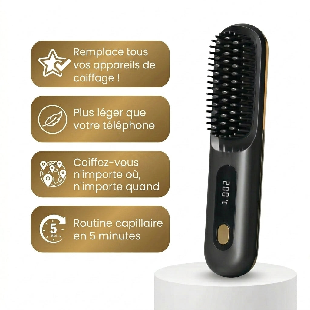-50 % · OFFRE LIMITÉE · SilkTress™ · Brosse coiffante