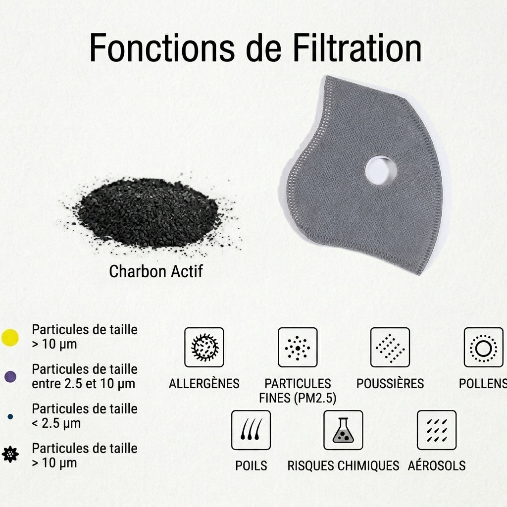 1+2 OFFERT · AUJOURD'HUI · AirShield™ · Masque Filtrant