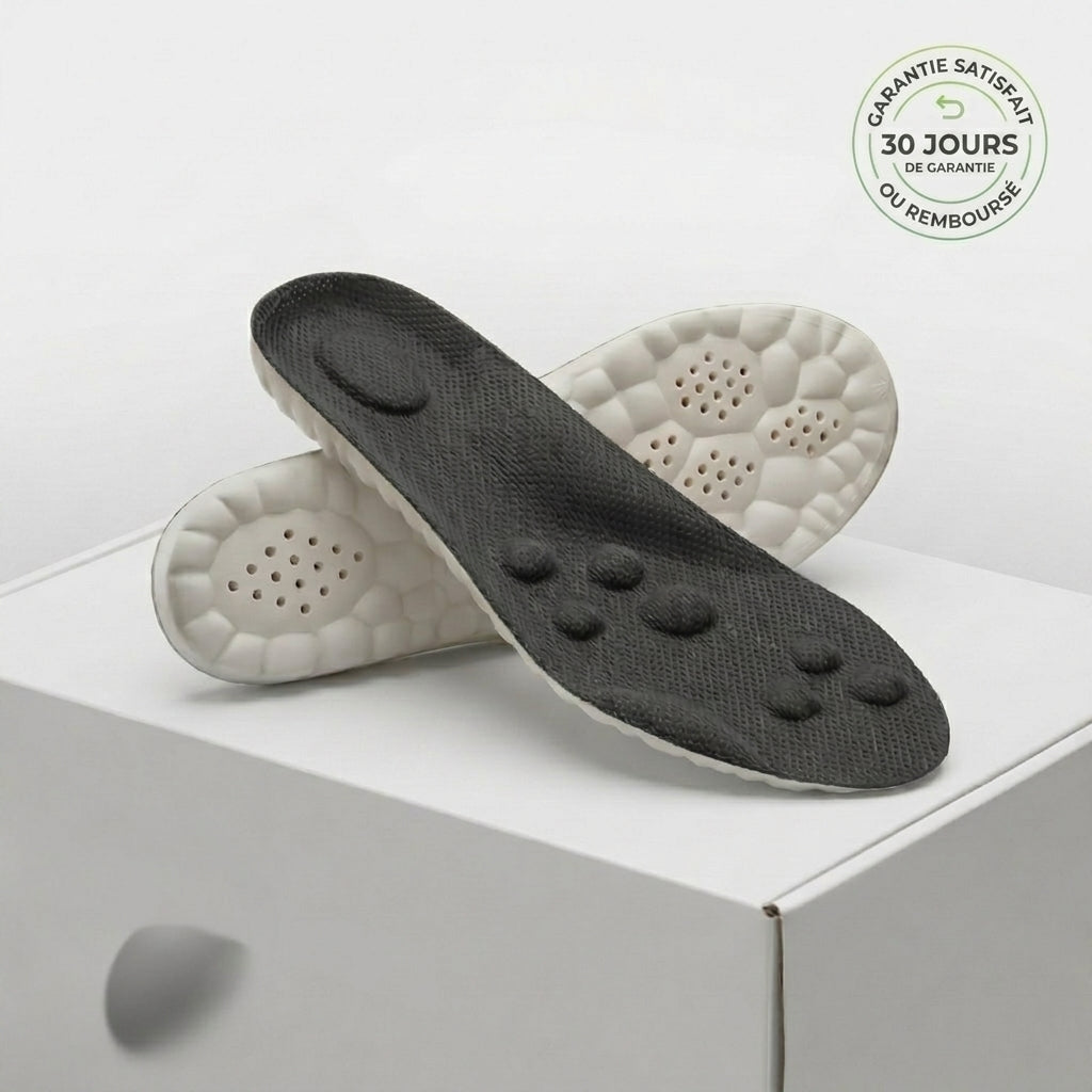 -50 % · OFFRE LIMITÉE · ReliefStep™ · Semelles de soulagement