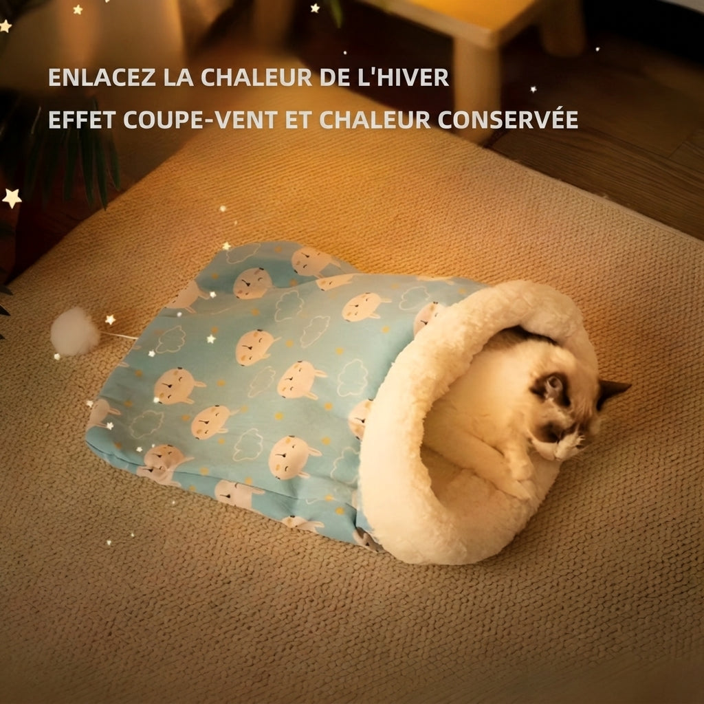 1+1 OFFERT · AUJOURD'HUI · PurrSack™ · Sac de couchage pour chat