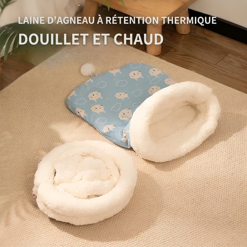 1+1 OFFERT · AUJOURD'HUI · PurrSack™ · Sac de couchage pour chat