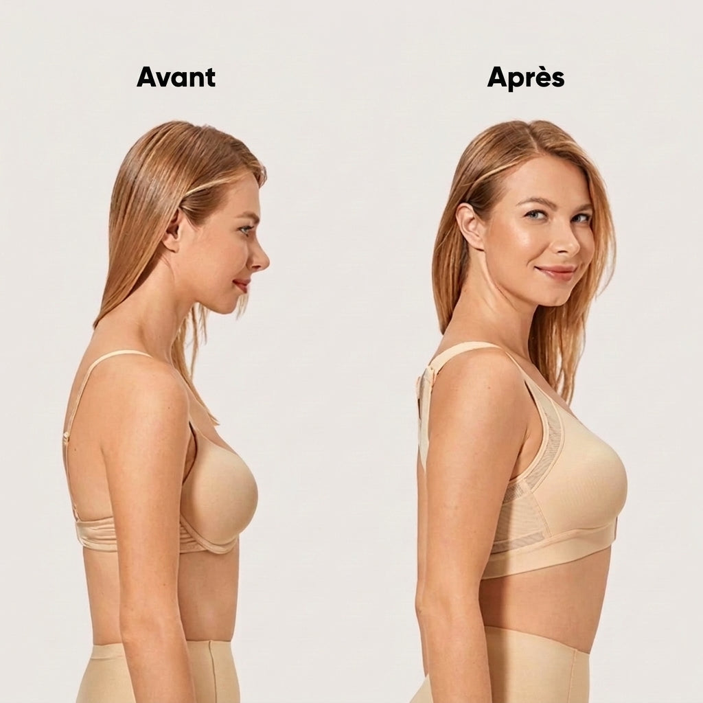 1+2 OFFERT · AUJOURD'HUI · PostureBra™ · Une meilleure posture, sans mal de dos !