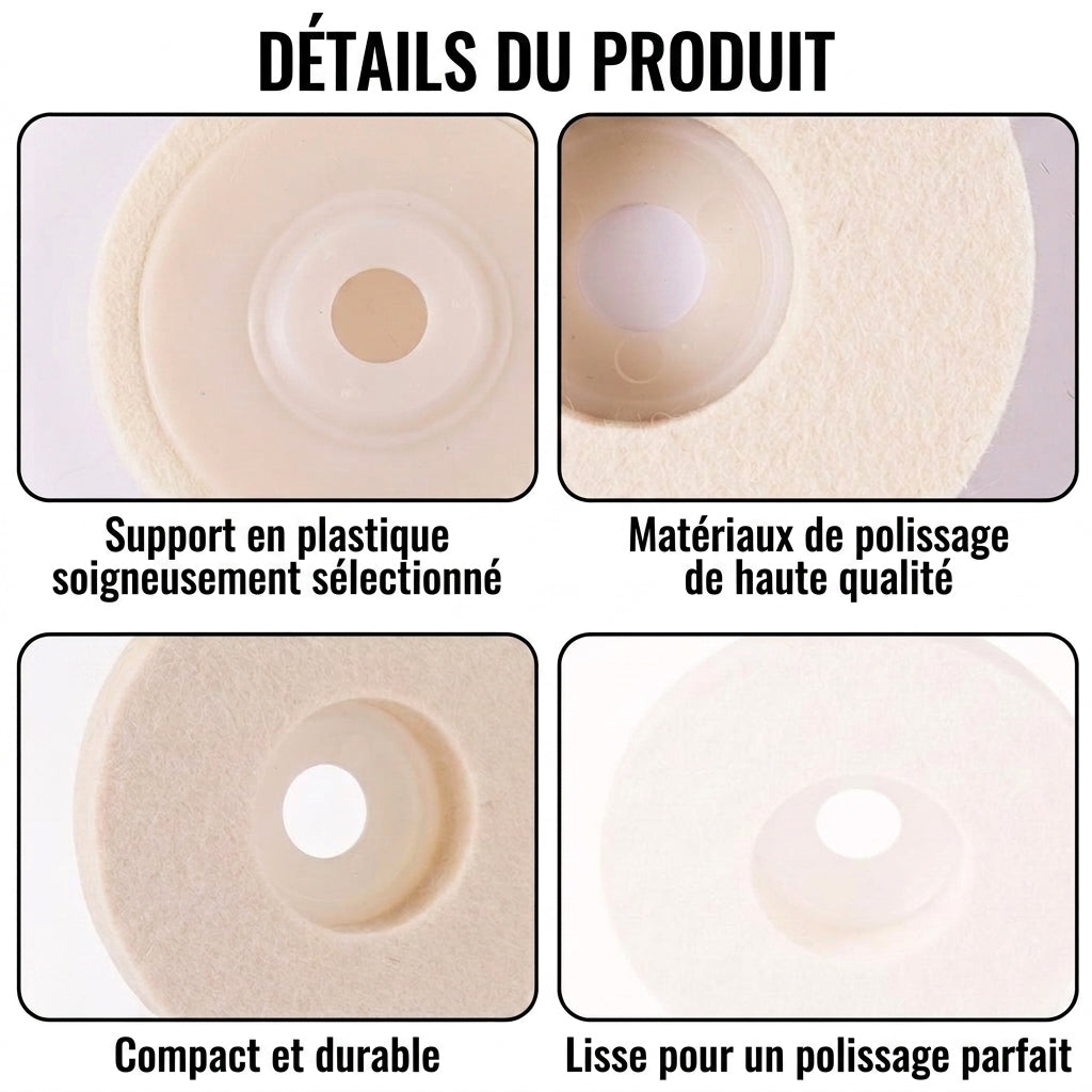 -50 % · OFFRE LIMITÉE · WoolShine™ · Offre une sensation de luxe à toutes vos surfaces