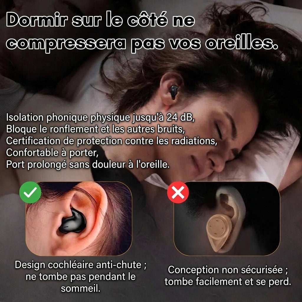 -50 % · OFFRE LIMITÉE · SnoozePods™ · Pour des nuits de sommeil réparatrices !