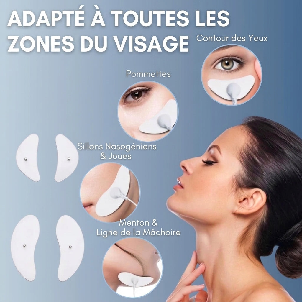 -50 % · OFFRE LIMITÉE · YouthfulAura™ · Lifting du visage confortable