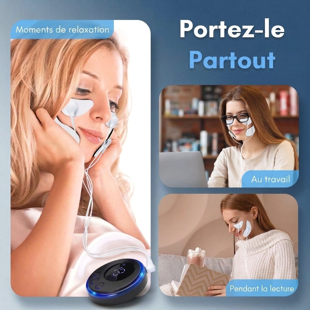 -50 % · OFFRE LIMITÉE · YouthfulAura™ · Lifting du visage confortable