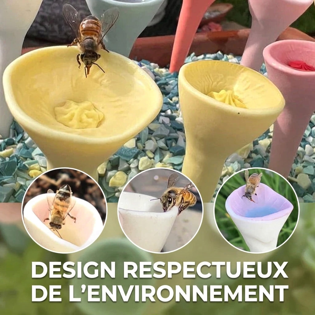 -50 % · OFFRE LIMITÉE · BeeQuench™ · Lot de 5 coupelles d'abreuvement pour abeilles