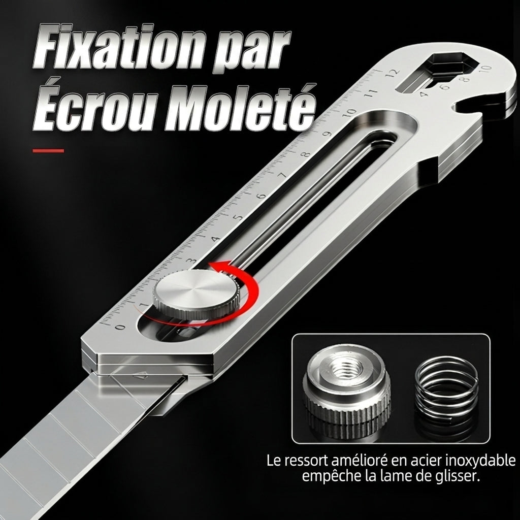 1+1 OFFERT · AUJOURD'HUI · ToolTitan™ · Le couteau de poche tout-en-un pour toutes v
