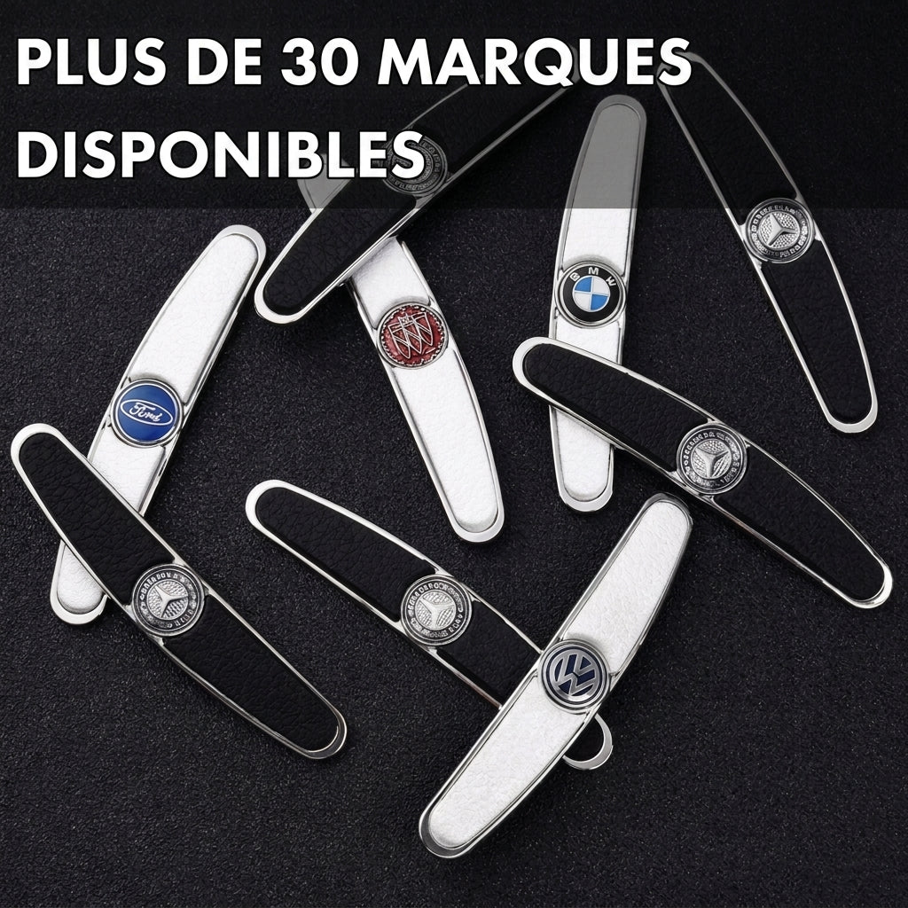 2+2 OFFERT · AUJOURD'HUI · DentDefender™ · Stoppe les coups de portière, avec le logo de votre voiture !