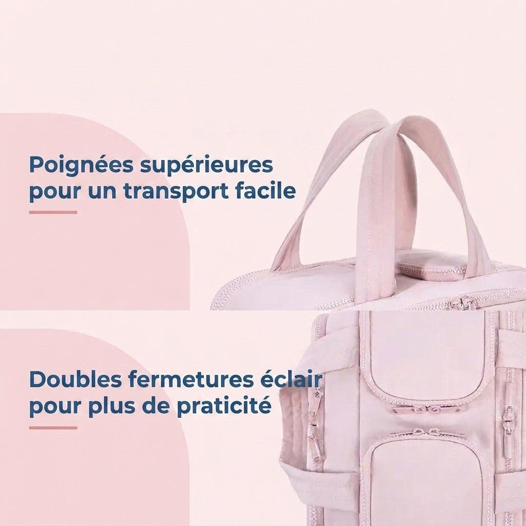 -50 % · OFFRE LIMITÉE · PuffPack™ · Vos articles de toilette toujours à portée de main !