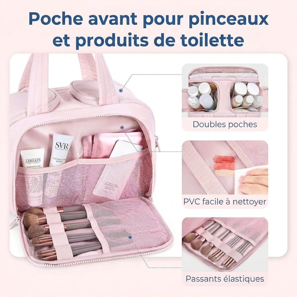 -50 % · OFFRE LIMITÉE · PuffPack™ · Vos articles de toilette toujours à portée de main !
