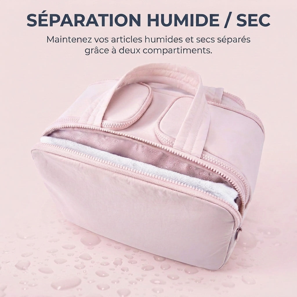 -50 % · OFFRE LIMITÉE · PuffPack™ · Vos articles de toilette toujours à portée de main !