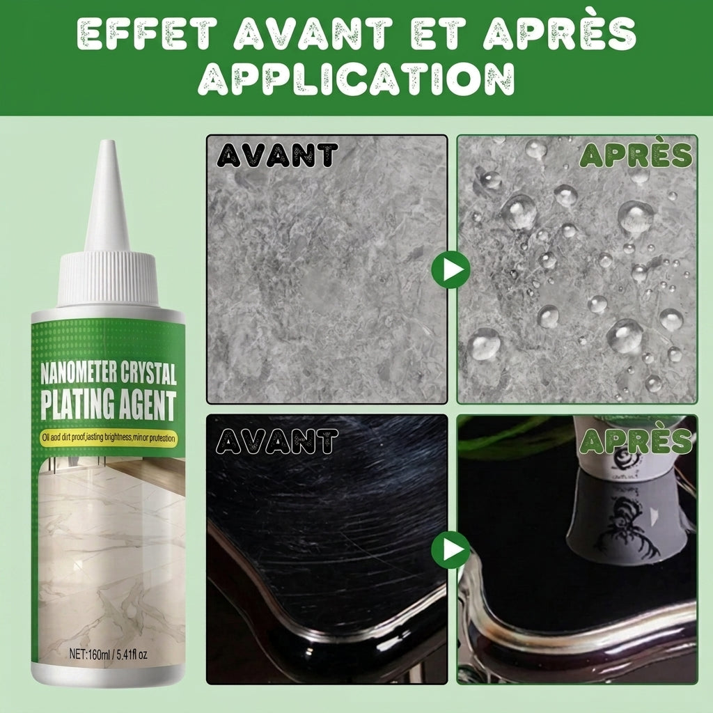 1+1 OFFERT · AUJOURD'HUI · SurfaceShine™ · Fini les surfaces en pierre ternes et usées !