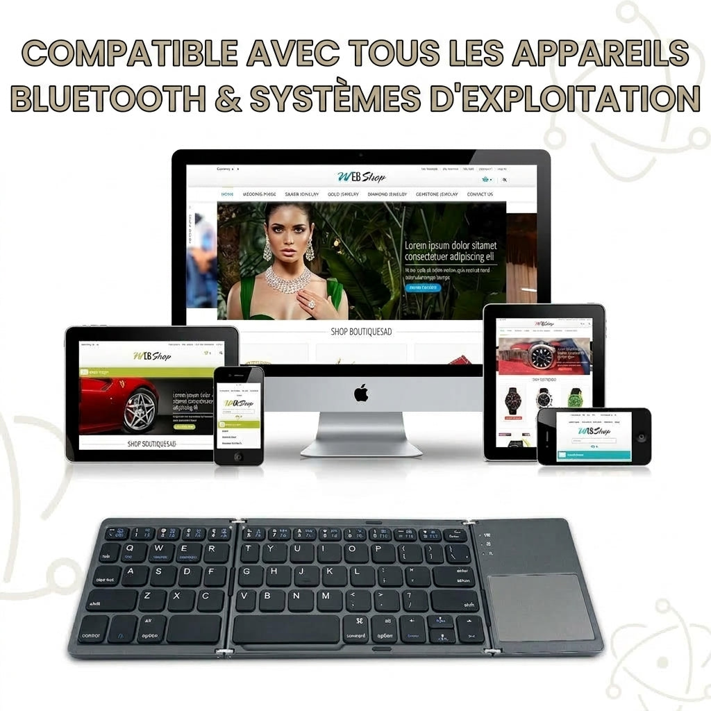-50 % · OFFRE LIMITÉE · SlimTouch™ · Mieux taper, où que vous soyez !