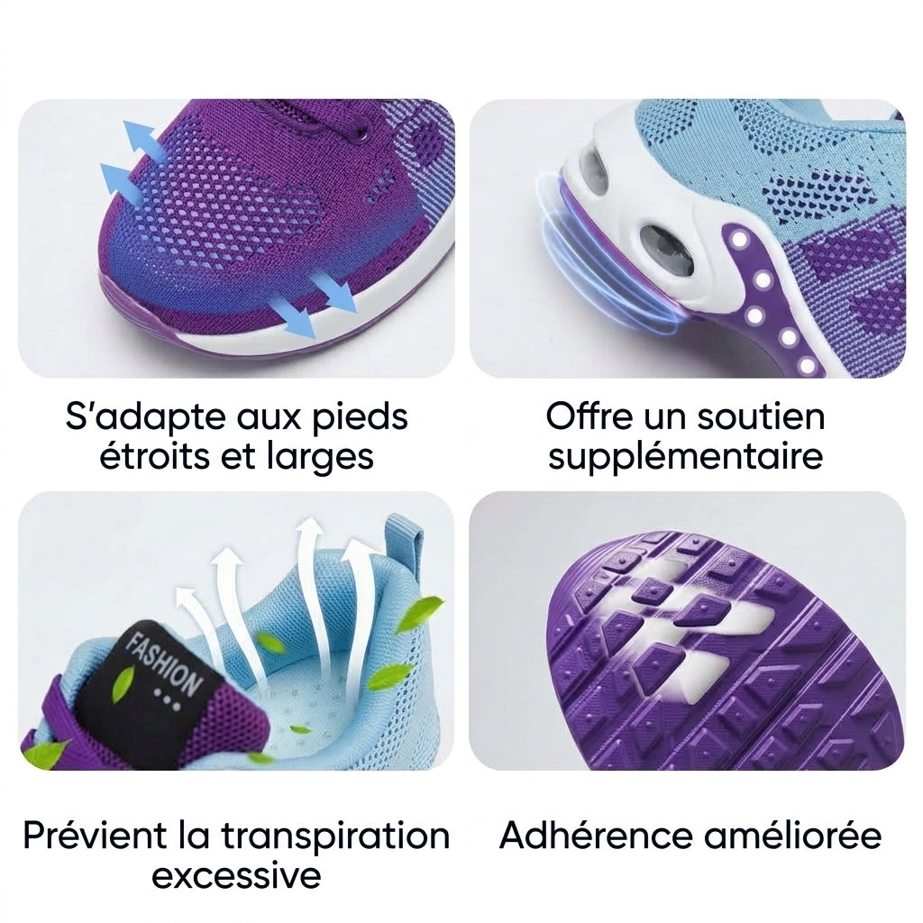 -50 % · OFFRE LIMITÉE · ShoeSupport™ · Restez actif lors d’activités intenses, sans douleur !