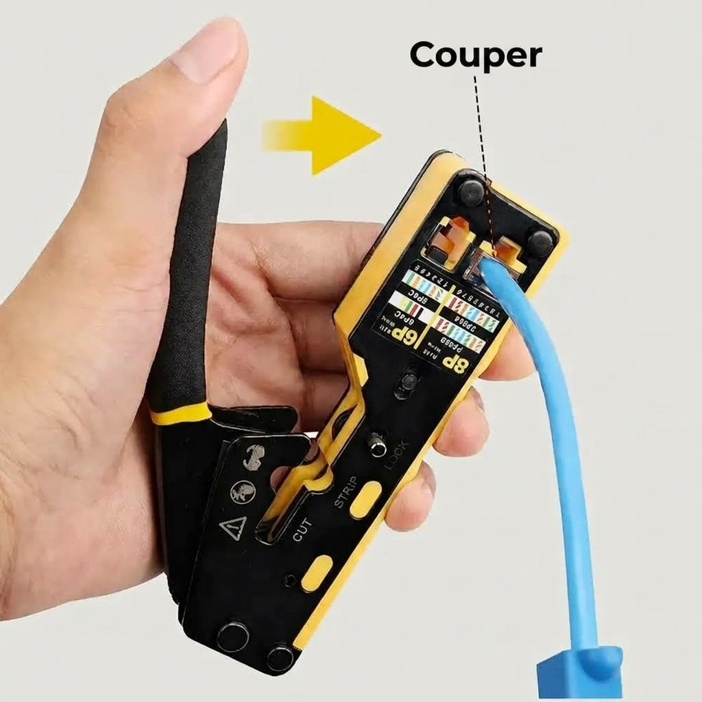 -50 % · OFFRE LIMITÉE · CableForge™ · Pince à sertir