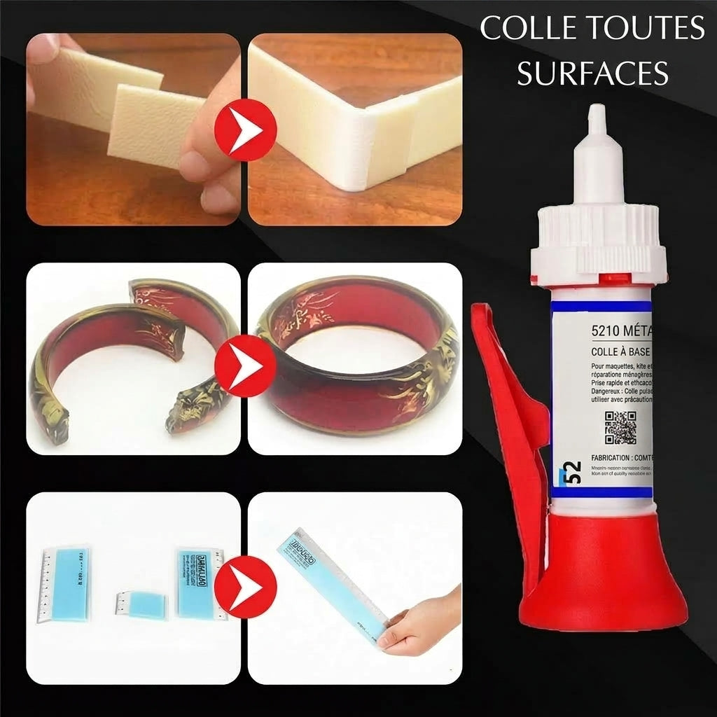 -50 % · OFFRE LIMITÉE · BondMaster™ · Superglue ultra-résistante pour un collage de précision