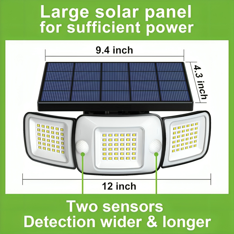50% DE REMISE TEMPORAIRE | SolarBright™ | Lampe extérieure LED solaire