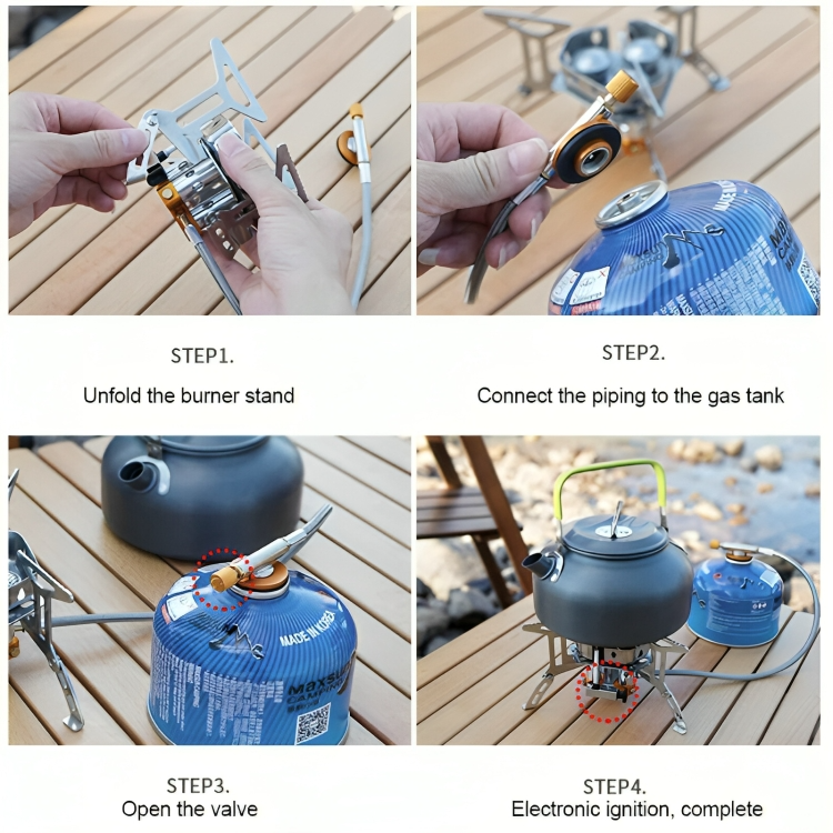 50 % DE REMISE TEMPORAIRE | PortaStove™ | Réchaud à gaz de camping résistant au vent