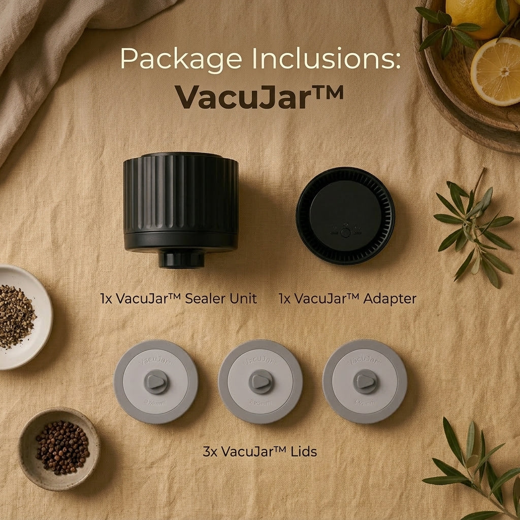50 % DE REMISE TEMPORAIRE | VacuJar™ - Verrou de Bocal