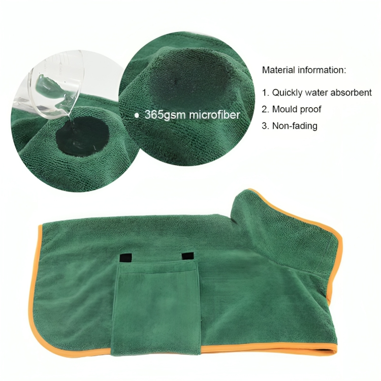 50% DE REMISE TEMPORAIRE | WarmPaws™ | Peignoir de bain pour chien super absorbant
