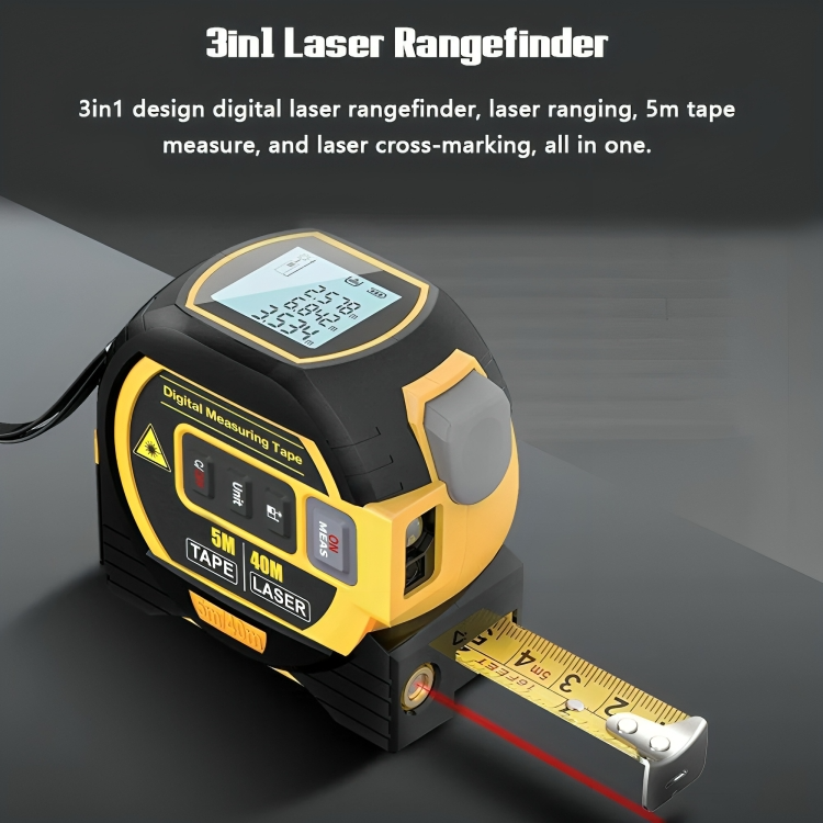 50% DE REMISE TEMPORAIRE | InfraTape™ | Ruban à mesurer laser de précision 3-en-1