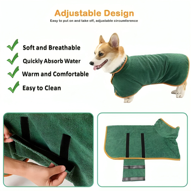 50% DE REMISE TEMPORAIRE | WarmPaws™ | Peignoir de bain pour chien super absorbant