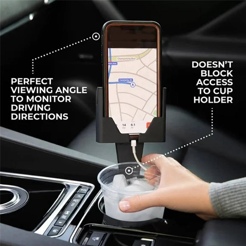 50% DE REMISE TEMPORAIRE | SipNHold™ | Support de téléphone et porte-gobelet 2-en-1 pour voiture