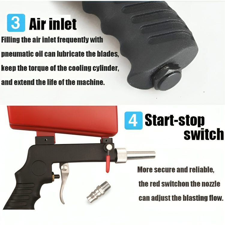 50% DE REMISE TEMPORAIRE | PowerJet™ | Pistolet à jet de sable haute performance