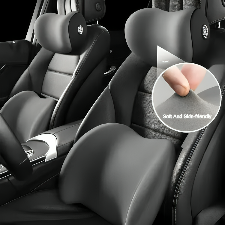 50% DE REMISE TEMPORAIRE | ComfyRide™ | Coussin de tête et coussin lombaire pour siège auto