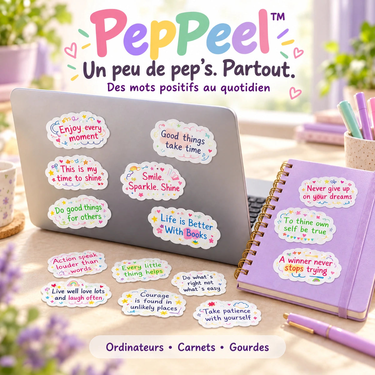 Photographie produit peppeel en français