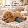 -50 % · OFFRE LIMITÉE · CozyHug™ · Peluche lestée vache Highland