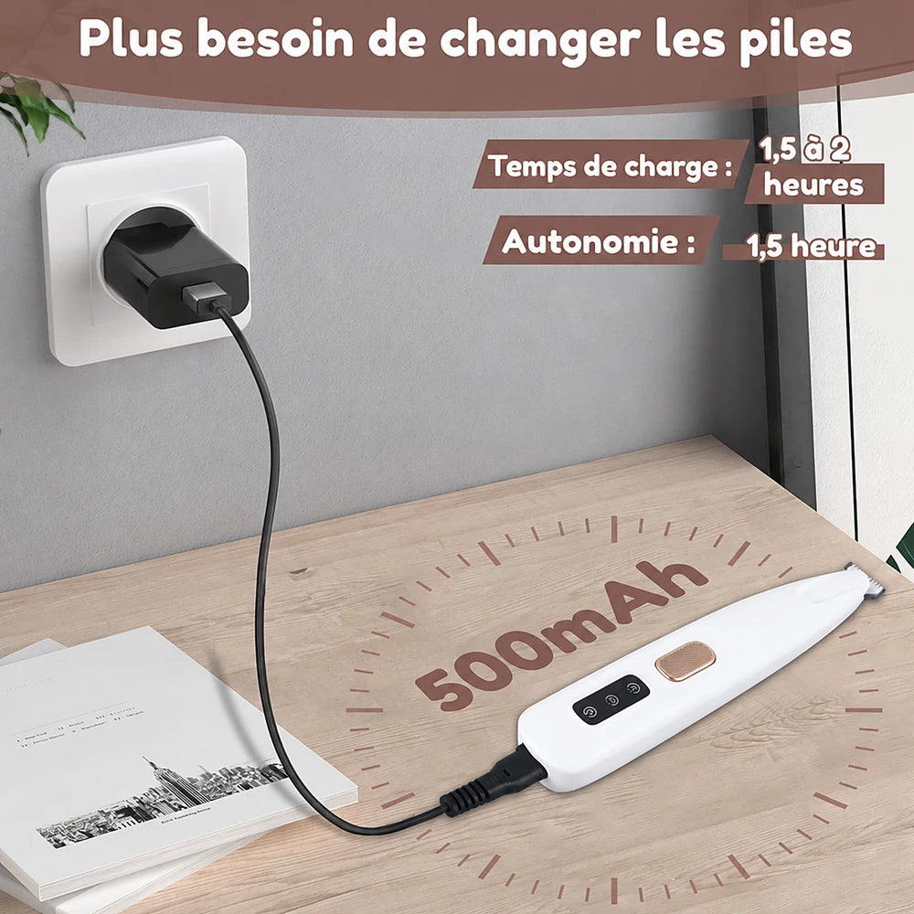 1+1 OFFERT · AUJOURD'HUI · TidyPaws™ · Tondeuse LED Pro pour animaux