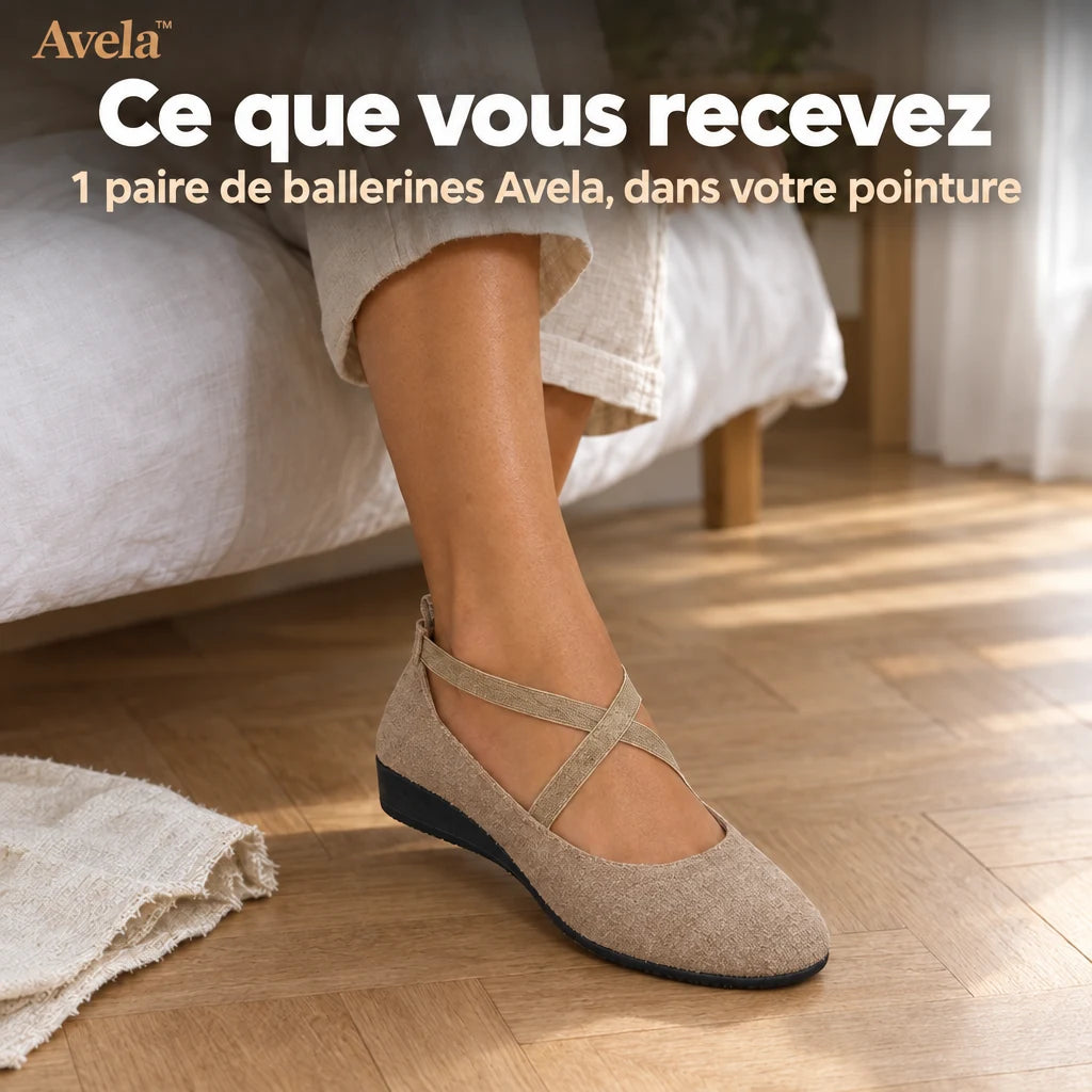Ce que vous recevez : 1 paire de ballerines Avela dans votre pointure
