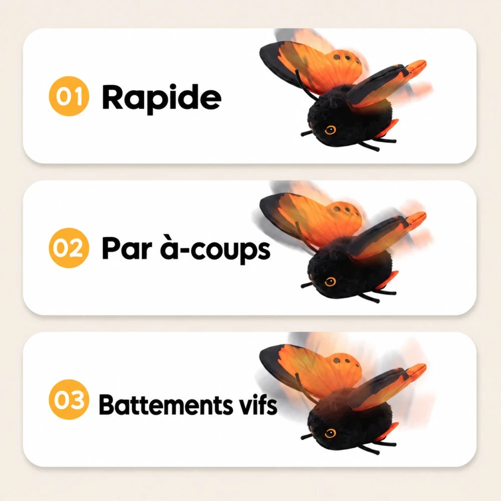 -50 % · OFFRE LIMITÉE · PawBuzz™ · Jouet interactif pour chat volant