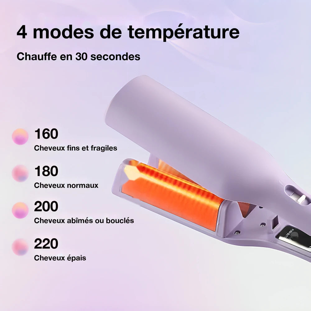 -50 % · OFFRE LIMITÉE · CurlEase™ · Fer à boucler French Wave