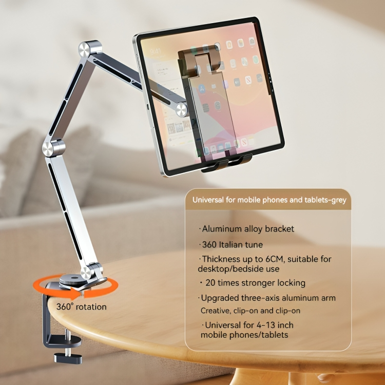 50% DE REMISE TEMPORAIRE | EliteStand™ | Support polyvalent en aluminium pour tablette et téléphone portable