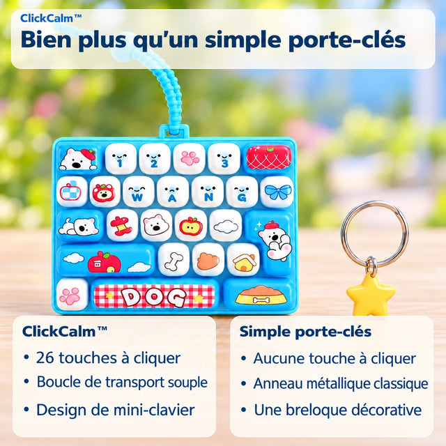 Photographie produit clickcalm en français