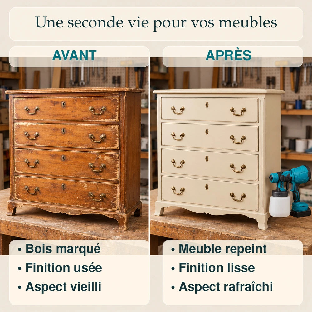 -50 % · OFFRE LIMITÉE · PowerPaint™ · Peignez plus vite et plus facilement !