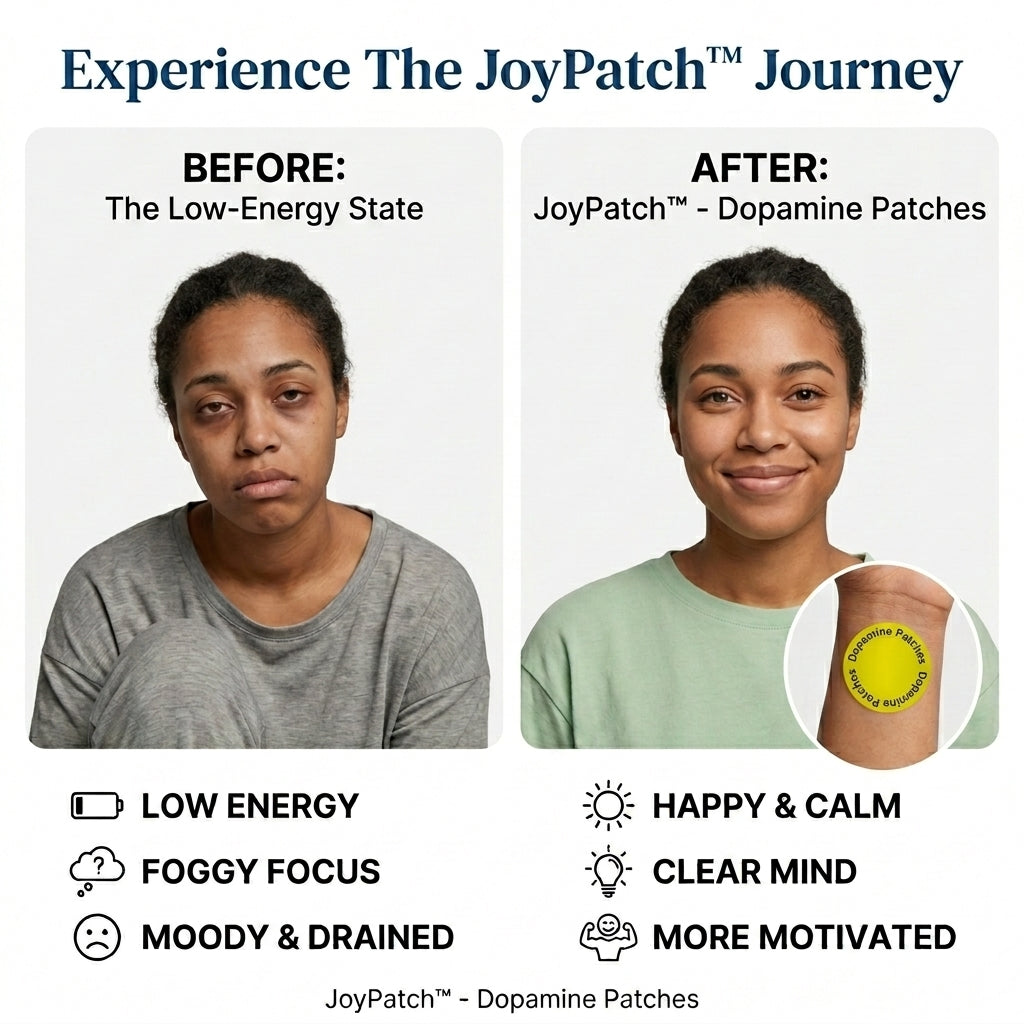 60 + 30 GRATUIT AUJOURD'HUI | JoyPatch™ - Patchs de dopamine