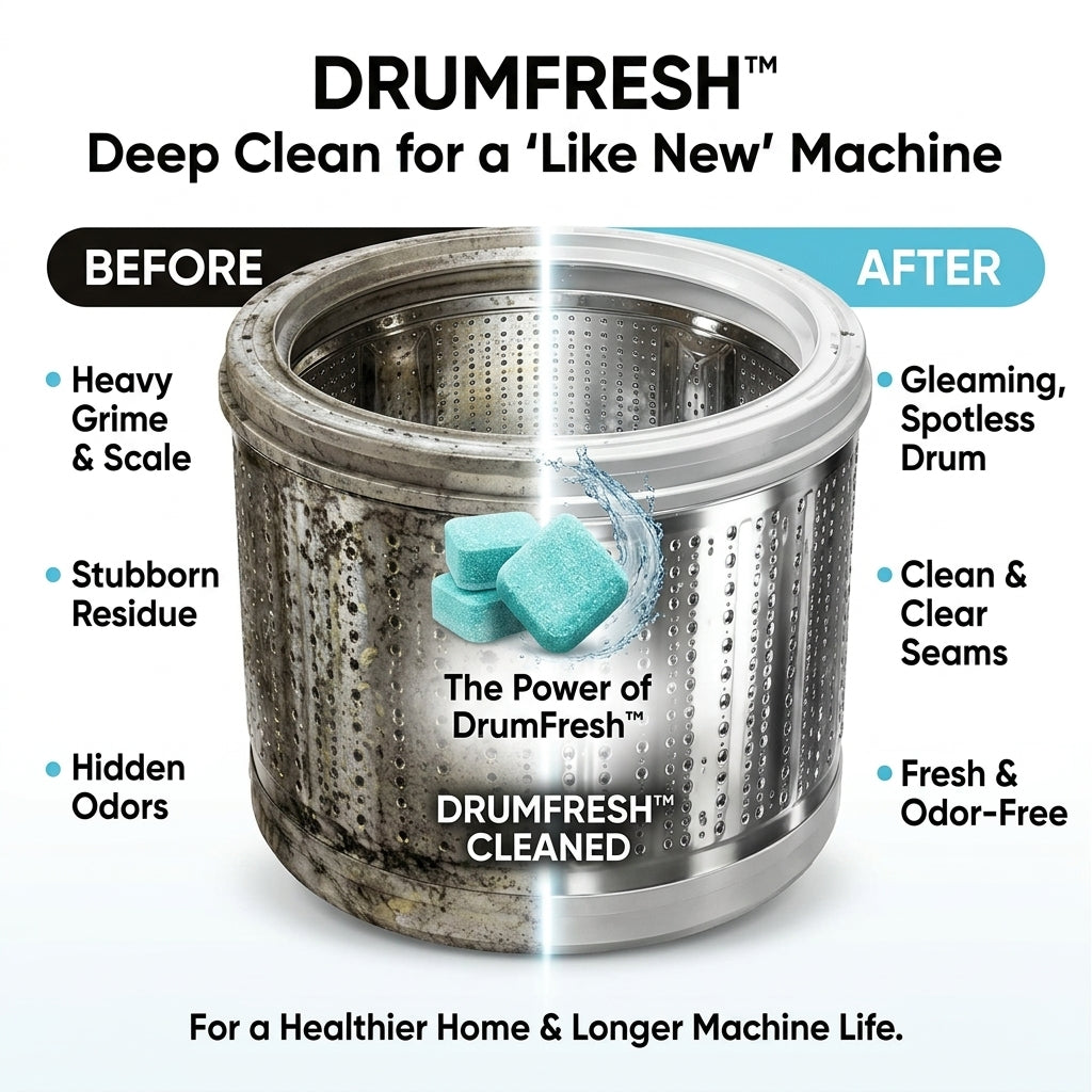 50 % DE REMISE TEMPORAIRE | DrumFresh™ - Nettoyant pour lave-linge