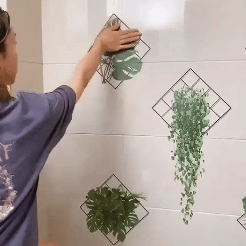 -50 % · OFFRE LIMITÉE · BotanicaLuxe™ · Sticker mural 3D de plantes vertes
