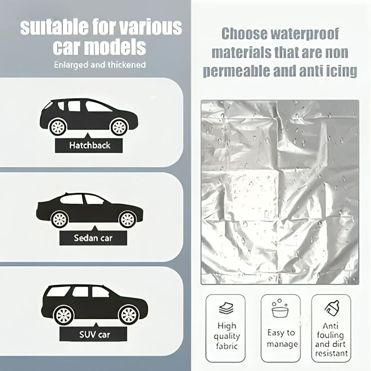 50 % DE REMISE TEMPORAIRE | ChillCover™ | Couverture de pare-brise de voiture contre la neige gelée
