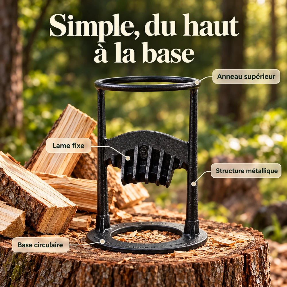 -50 % · OFFRE LIMITÉE · SplitterPro™ · Fendeur de bois de chauffage