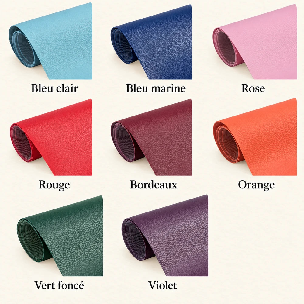 -50 % · OFFRE LIMITÉE · Self-Adhesive Patch · Patch de réparation en cuir